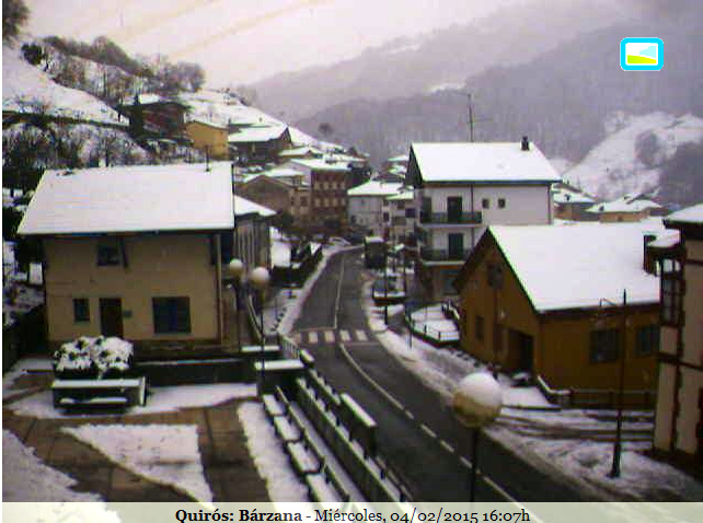 Aviso por fenómenos meteorológicos adversos por nieve - Asturias