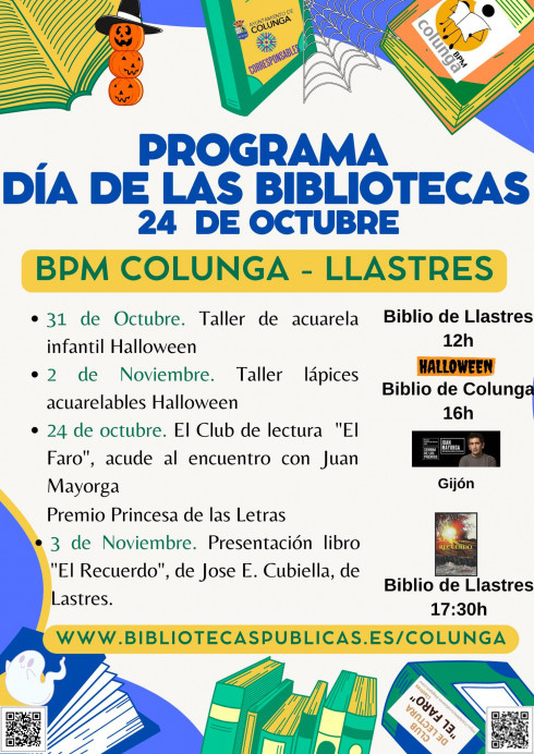 Programa del día de las bibliotecas - Concejo de Colunga