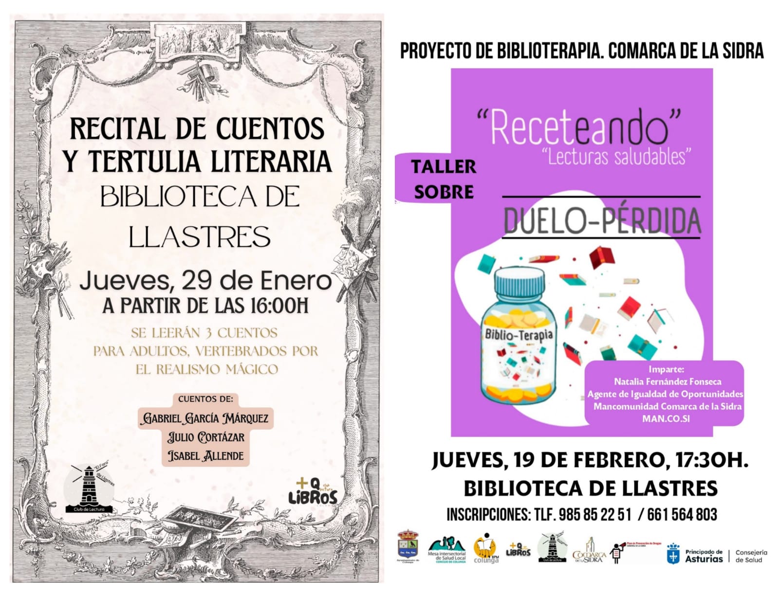 Lastres acoge un recital de cuentos y un taller de biblioterapia en su biblioteca - Concejo de Colunga