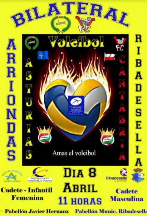 Bilateral de Voleibol Asturias - Cantabria - Concejo de Parres