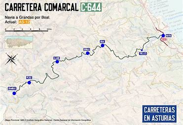 La Consejería de Infraestructuras saca hoy a licitación el estudio de trazado del tramo de carretera entre Boal y Grandas de Salime - Asturias