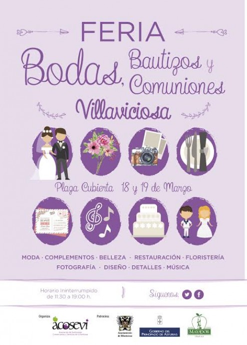 Presentación de la I Feria de Bodas, Bautizos y Comuniones de Villaviciosa - Concejo de Villaviciosa