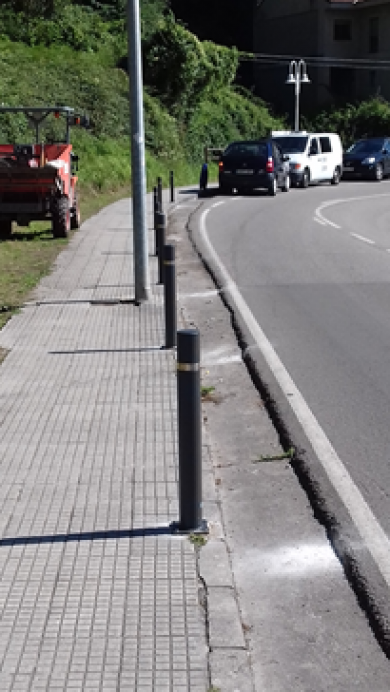 Bolardos en Lastres - Concejo de Colunga