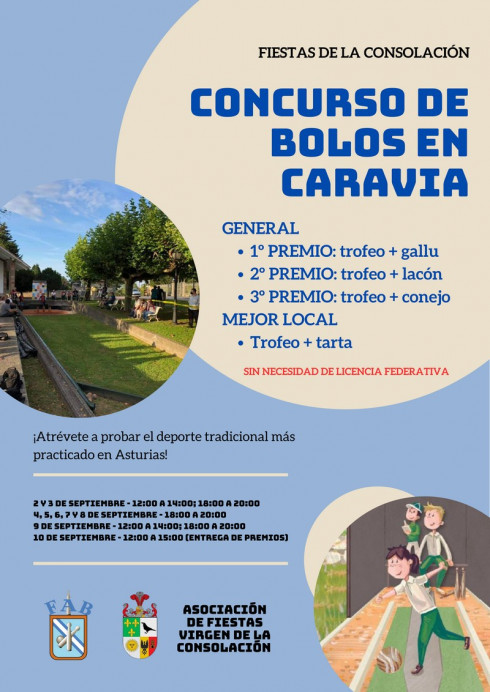 Campeonato de bolos de las fiestas de la Nuestra Señora de la Consolación de Caravia Alta - Concejo de Caravia