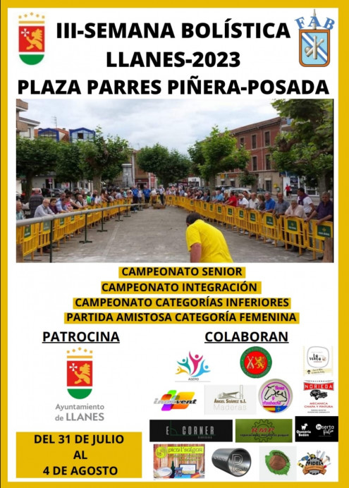 Posada celebra la IIIª Semana Bolística de Llanes - Concejo de Llanes