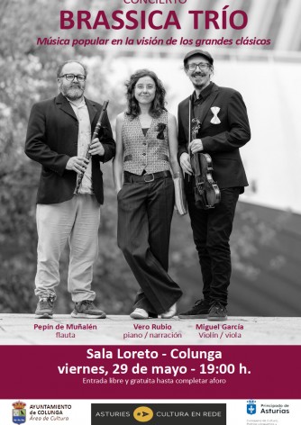 El universo musical de Brassica Trío sonará este viernes en Colunga