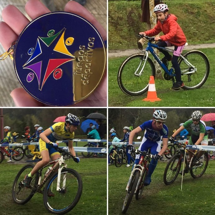 Gran participación en la final de los Juegos Deportivos del Principado 2016/17 en la modalidad BTT, en Villaviciosa - Concejo de Villaviciosa
