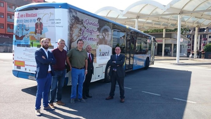 Villaviciosa amplía desde éste sábado el servicio de transporte público a Rodiles con un bus-playa  - Concejo de Villaviciosa