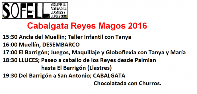 Cabalgata de Reyes 2016 en Lastres - Concejo de Colunga