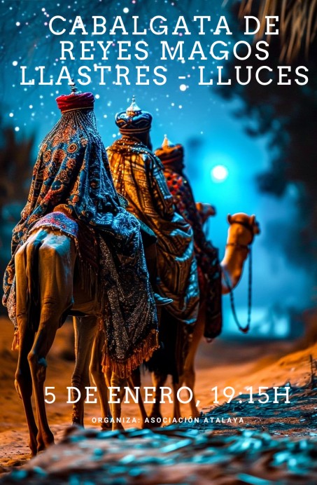 Llastres y Lluces se preparan para recibir la Cabalgata de los Reyes Magos - Concejo de Colunga