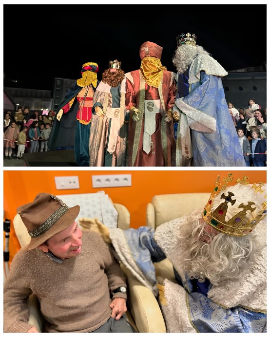 Los Reyes Magos llenan de magia Ribadesella y visitan la residencia San José de la Montaña - Concejo de Ribadesella