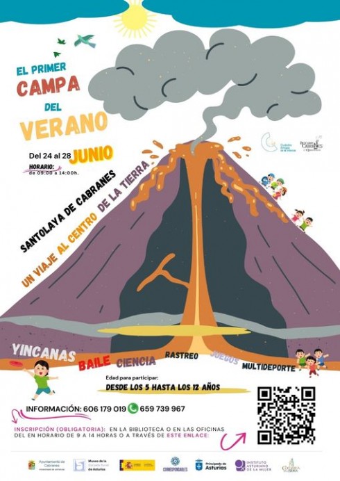 Campamento Urbano: Un viaje al centro de la Tierra. Cabranes 2024 - Concejo de Cabranes