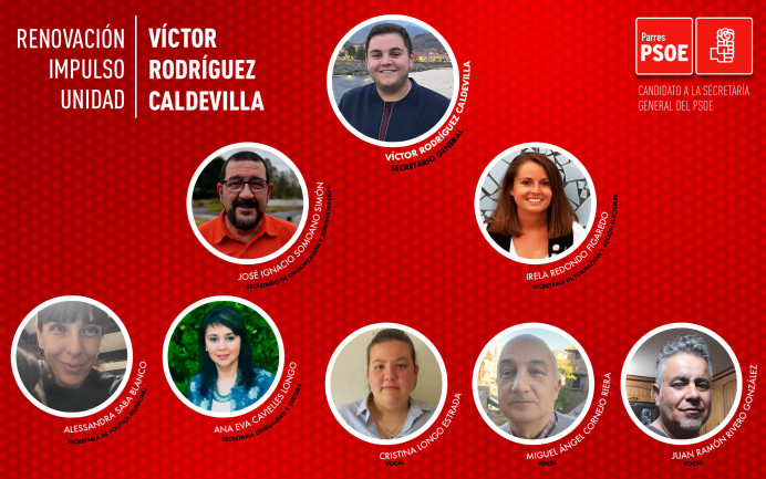 Víctor Rodríguez Caldevilla registra su candidatura a la Secretaría General del PSOE de Parres - Concejo de Parres
