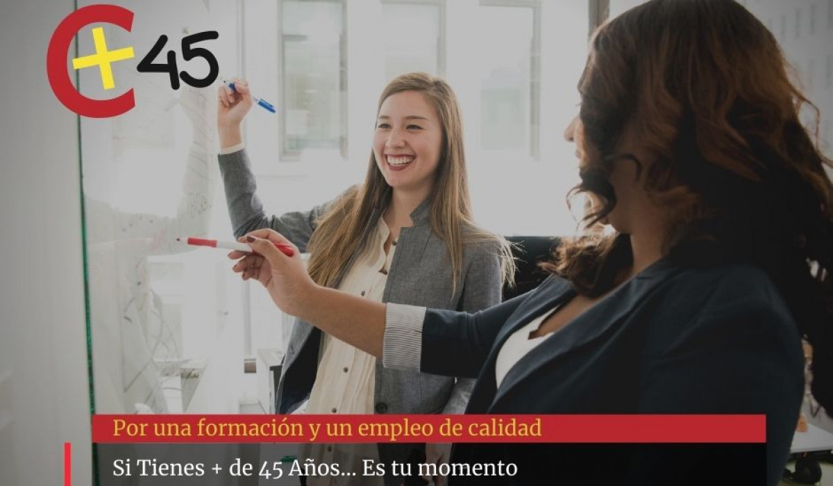Programa gratuito competencias digitales 45+  - Economía y Empleo