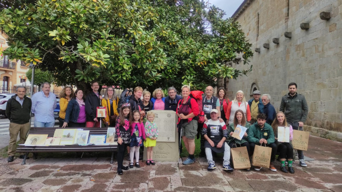 Exitosa conmemoración de los días europeos del Camino de Santiago en La Comarca de la Sidra - Comarca de la Sidra