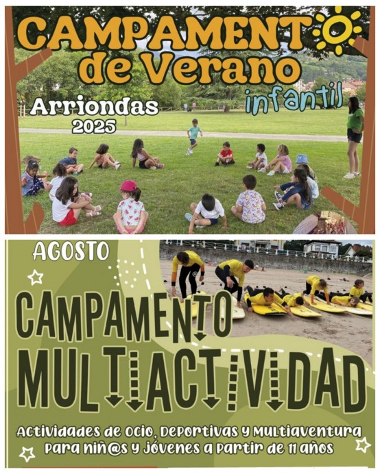 Abierto el plazo de inscripción para los campamentos de verano infantiles y de multiactividad 2025 en Parres - Concejo de Parres