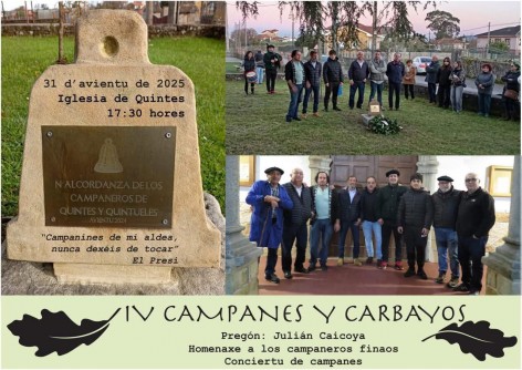 Quintes celebra la IV edición de ‘Campanes y Carbayos’ con un homenaje a la tradición campanera