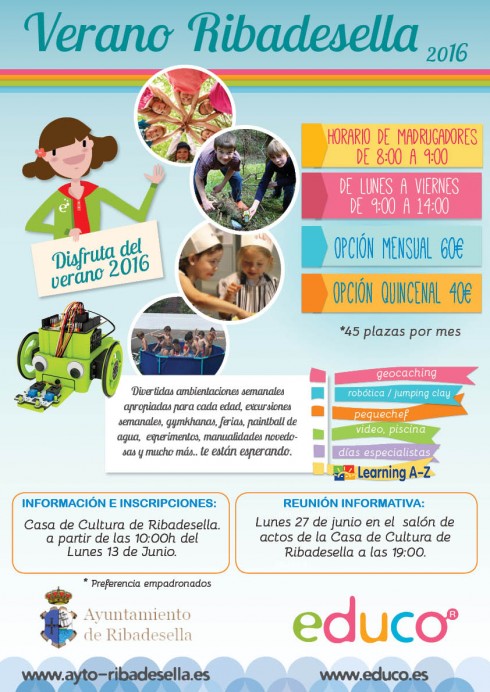 Campamento de verano en Ribadesella - Concejo de Ribadesella