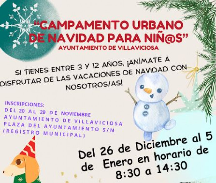 Nuevo campamento de navidad en Villaviciosa - Concejo de Villaviciosa