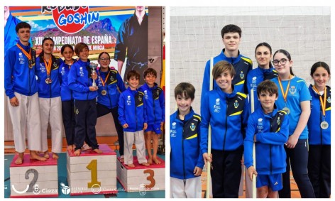El club Tode logra nueve medallas en el Campeonato de España de Kobudo y Goshin celebrado en Murcia