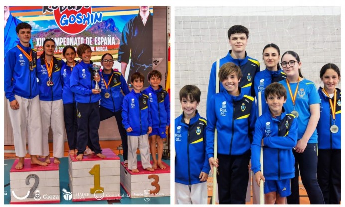 El club Tode logra nueve medallas en el Campeonato de España de Kobudo y Goshin celebrado en Murcia