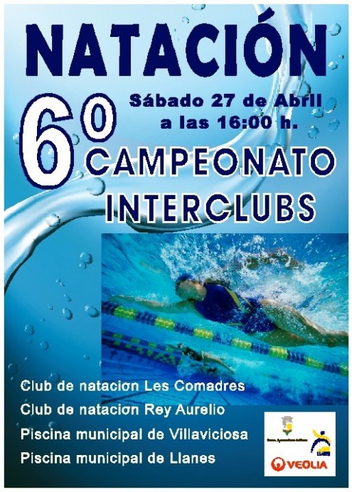 Piscina Municipal Llanes: 6º Campeonato Interclubes Natación - Concejo de Llanes