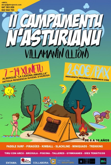 Iniciativa pol Asturianu collabora na organización d’un campamentu col asturianu como protagonista - Noticies N´Asturianu