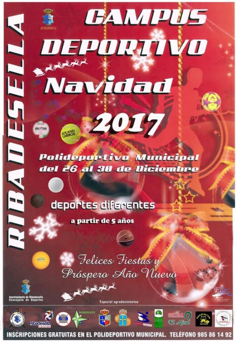 Campus Deportivo Navideño Ribadesella 2017 - Concejo de Ribadesella
