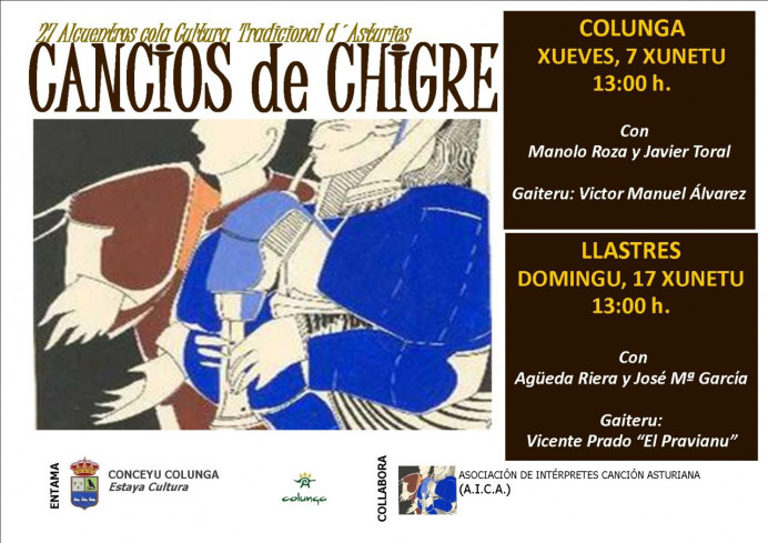 Cancios de Chigre en Colunga y Llastres - Concejo de Colunga