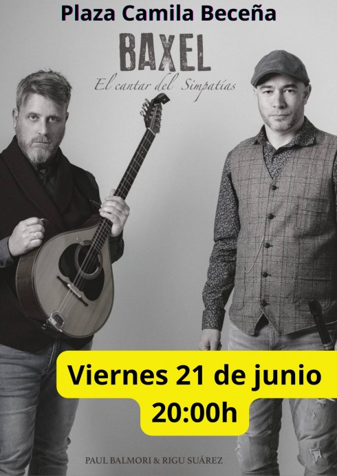 Concierto de BAXEL en la Plaza Camila Beceña - Concejo de Cangas de Onís