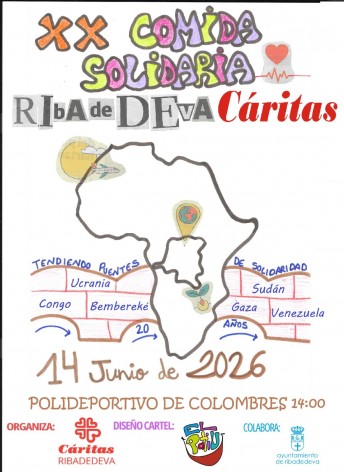 Ribadedeva celebrará una comida solidaria organizada por Cáritas el próximo 14 de junio