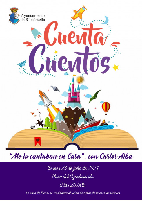 El Cuentacuentos Carlos Alba en Ribadesella - Concejo de Ribadesella