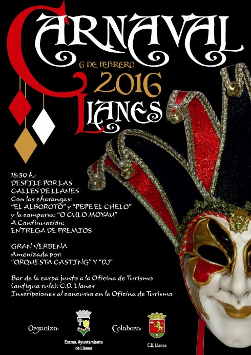 Continúan abiertas las inscripciones para el concurso del Carnaval de Llanes, que tendrá lugar el sábado 6 de febrero - Concejo de Llanes