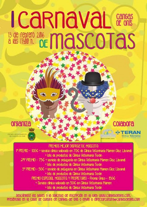 I Carnaval de mascotas de Cangas de Onís - Concejo de Cangas de Onís