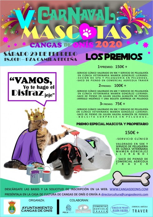Carnaval de mascotas en Cangas de Onís - Concejo de Cangas de Onís