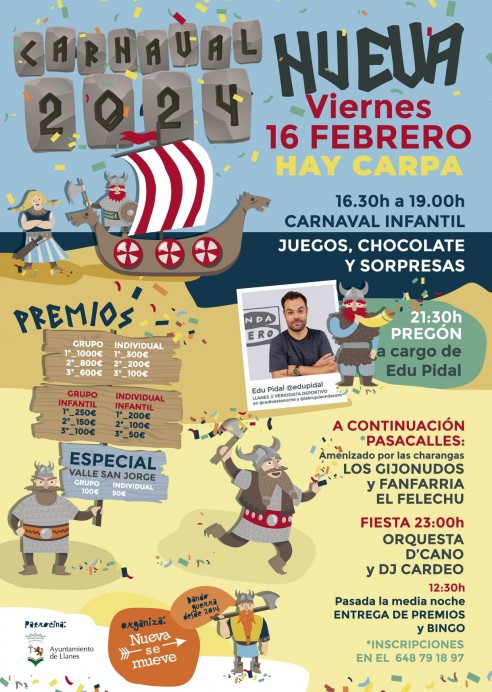 Nueva de Llanes celebra su carnaval este viernes - Concejo de Llanes