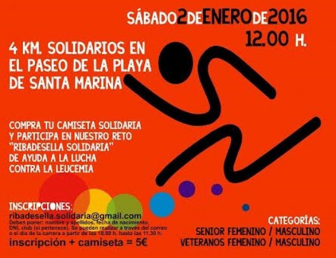 Carrera solidaria contra la leucemia en Ribadesella - Concejo de Ribadesella
