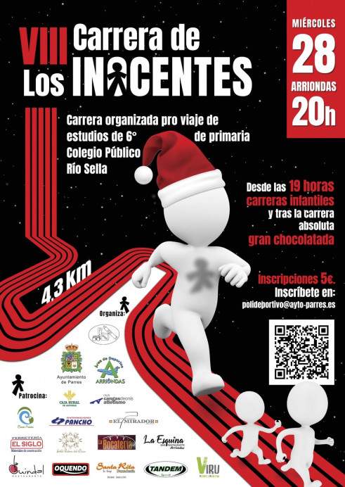 VIII Carrera de los inocentes en Arriondas - Concejo de Parres