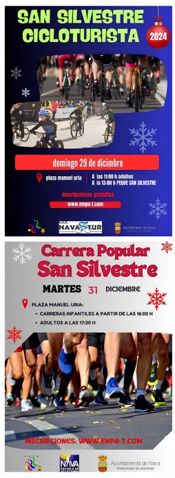 Abiertas las inscripciones para las carreras San Silvestre 2024 - Concejo de Nava