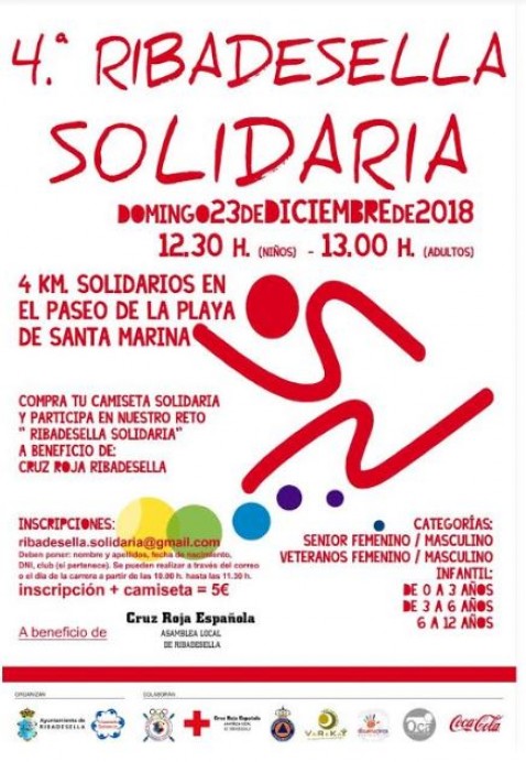 V Carrera solidaria el día 23 de diciembre - Concejo de Ribadesella
