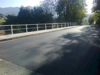 Finalizan las obras de reparación del argayu  de la carretera Colunga-Lastres - Concejo de Colunga
