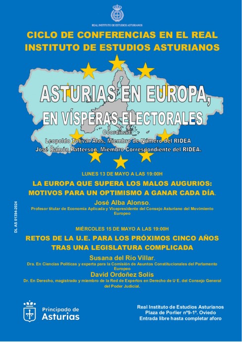 Ciclo de conferencias en el Real Instituto de Estudios Asturianos - Asturias