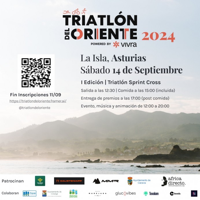 La Playa de La Isla será escenario del Triatlón Sprint Cross: Deporte y fiesta en un solo día - Concejo de Colunga