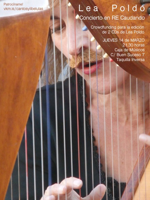Conciertos de Lea Poldo, cantautora de música folk al harpa - Música de hoy