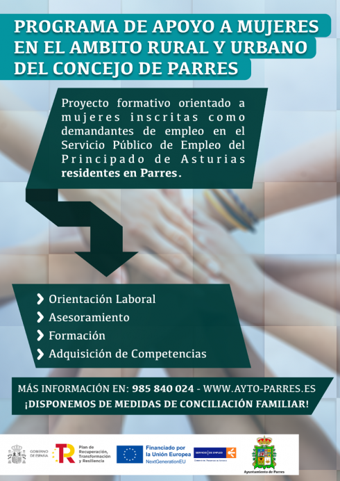 Programa de apoyo a mujeres en ambito rural y urbano del concejo de Parres - Concejo de Parres