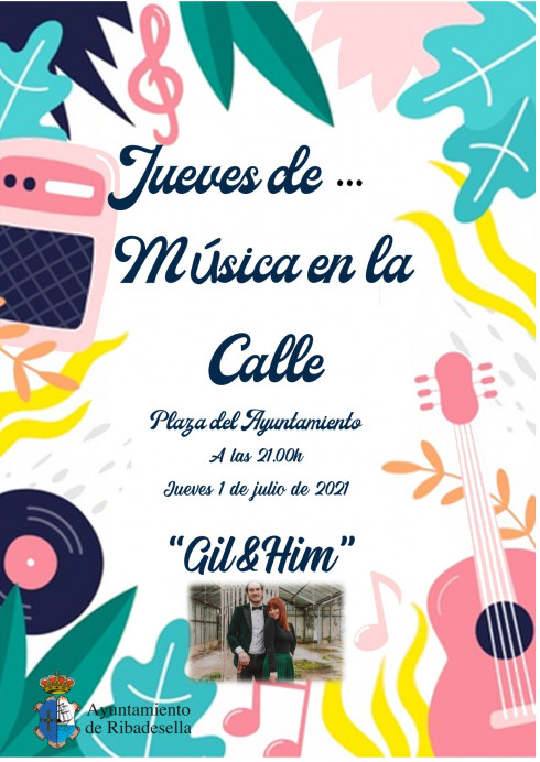 Música en la calle en Ribadesella - Concejo de Ribadesella