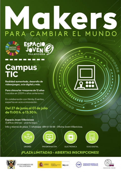 El Ayuntamiento de Villaviciosa lanza un Campus TIC la próxima semana en el Espacio Joven - Concejo de Villaviciosa