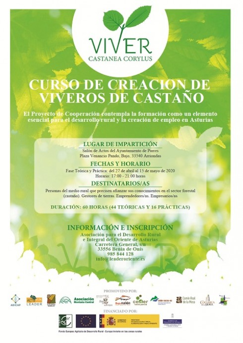 Curso de creación de viveros de castaño  - Concejo de Parres