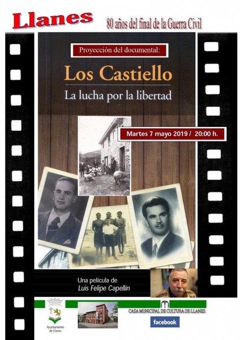 Cultura Llanes: proyección Los Castiello, la lucha por la libertad - Concejo de Llanes