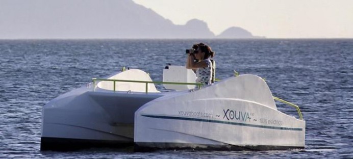 Catamarán eléctrico en Villaviciosa - Concejo de Villaviciosa